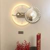 Led Decorative Wall Clock Modern Luminous Wall Watch Silent Luxury Aesthetic Clocks Minimalist Large Elegant Living Room Watches