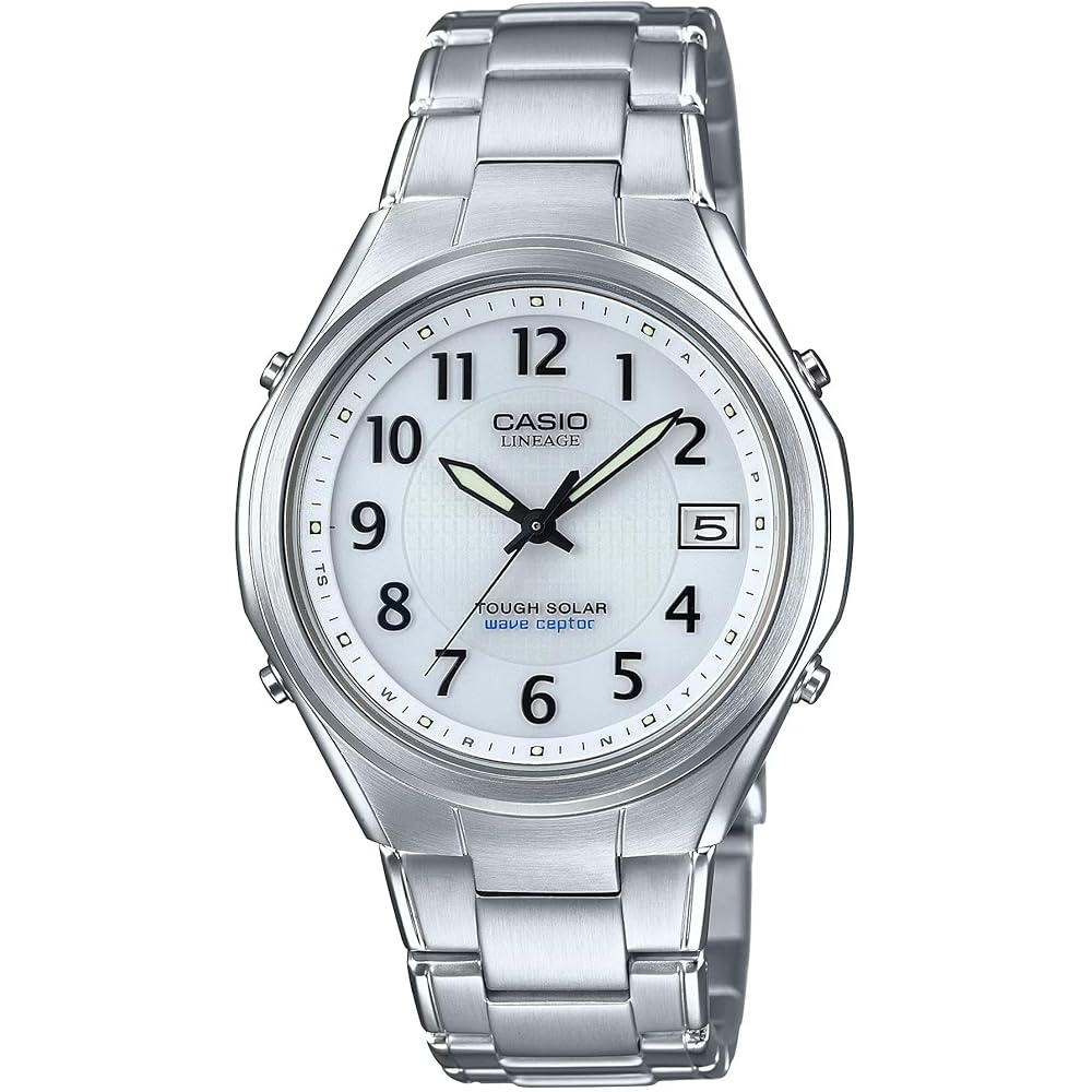 Casio Lineage Radio Solar Watch LIW-120DEJ-7A2JF Men s Silver Stainless Steel Timepiece