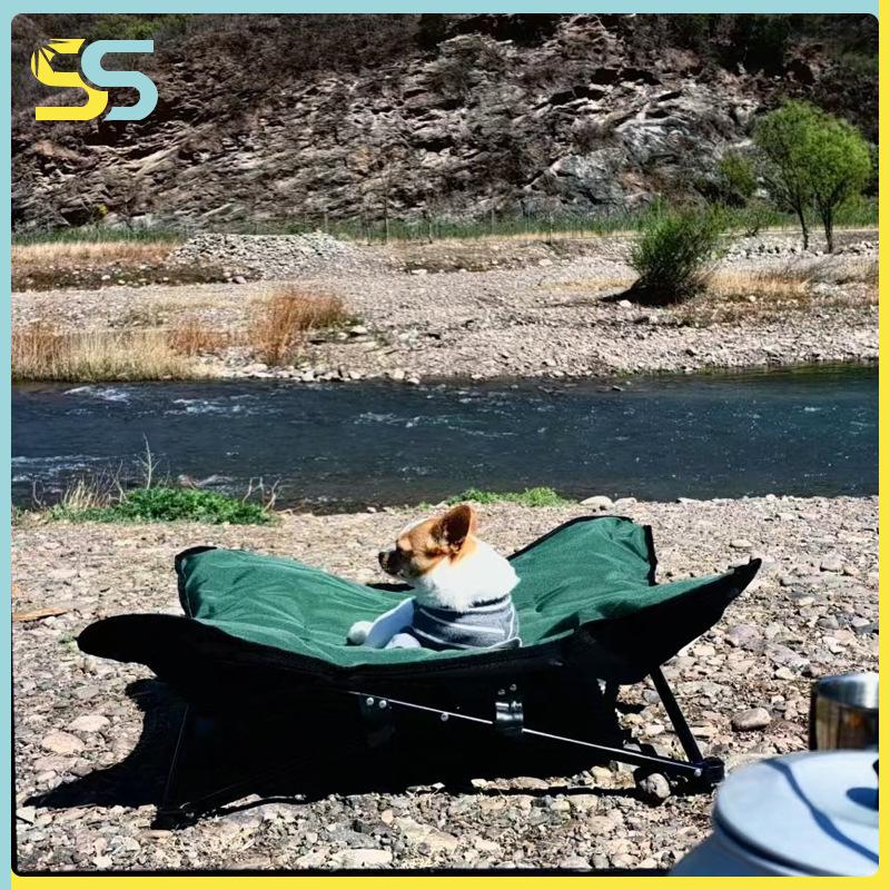 Portable Folding Detachable Pet Bed for Cats & Dogs - Outdoor Camping Bed