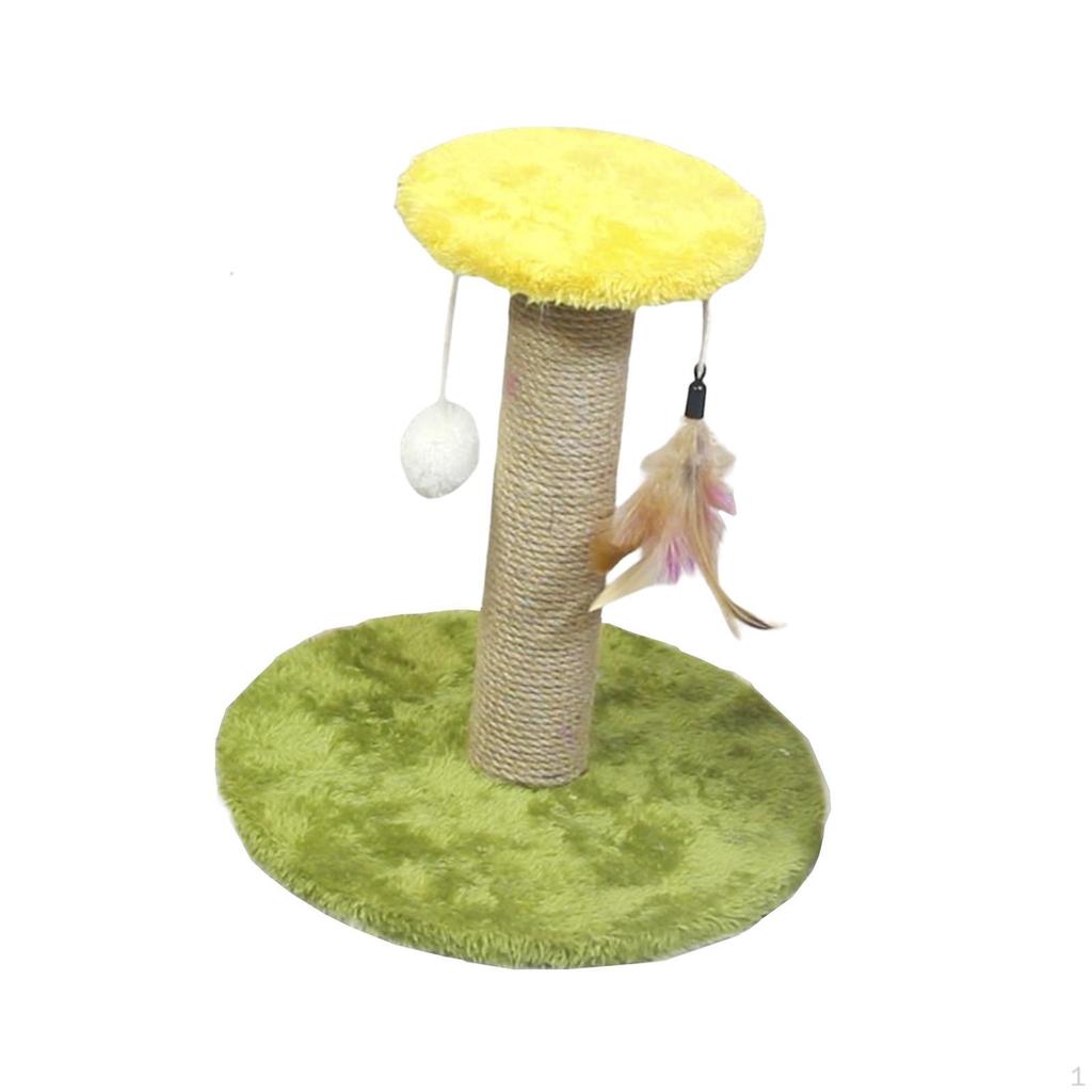 Cat Scratching Post: Sisal Rope Scratcher for Small Pets