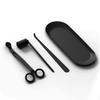A84E-Candle Care Kit With Hook And Snuffer, Wick Trimmer, 4-Piece Set Luxury Candle Maintenance Kit