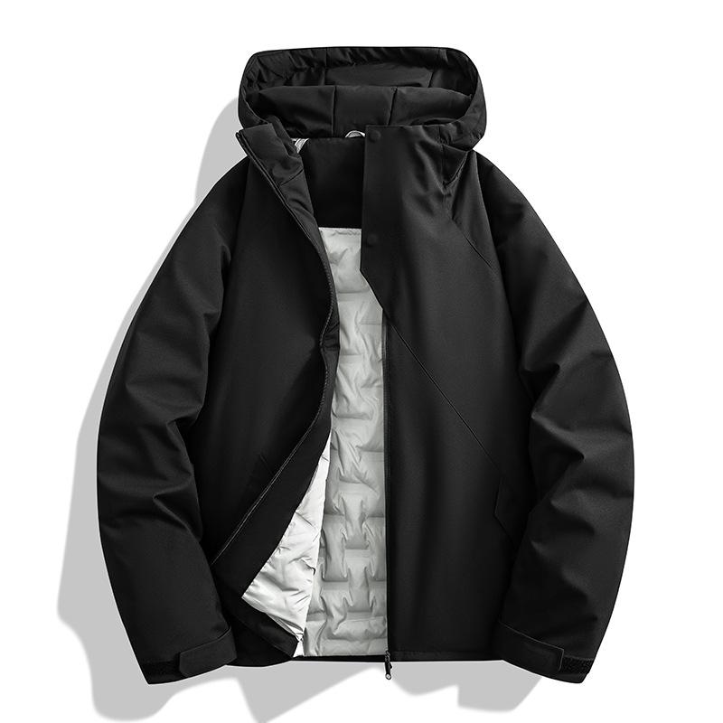 High-Quality Winter Hooded Ski Jacket - Trendy, Cold-Resistant, Versatile for Outdoor Mountaineering