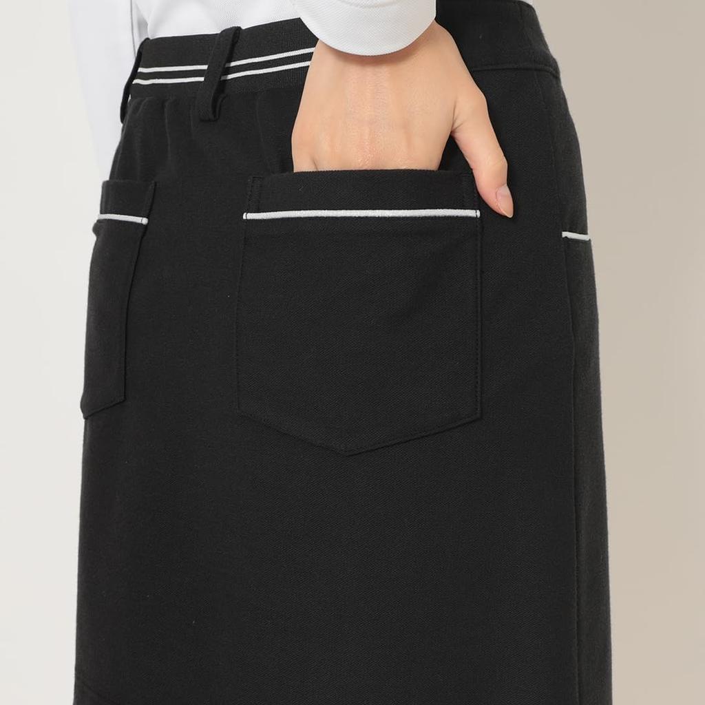 Callaway Stretch Skirt with Silver Classic Simple Design for Golf Women's 8-Way Water-Repellent Lines, Design, (C25228200)