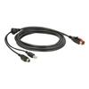 DeLOCK Câble D'alimentation USB USB PlusPower (24 V) (M) Pour USB Type B, Alimentation mini-DIN (M) 24 V 3 M Noir