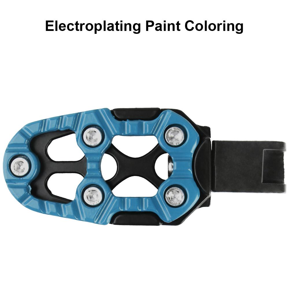 Dirt Bike Foot Pegs Footpegs Pedals For Pit Dirt Bike Electric Bikes Aluminium Alloy Motorcycle Pedals Universal CNC