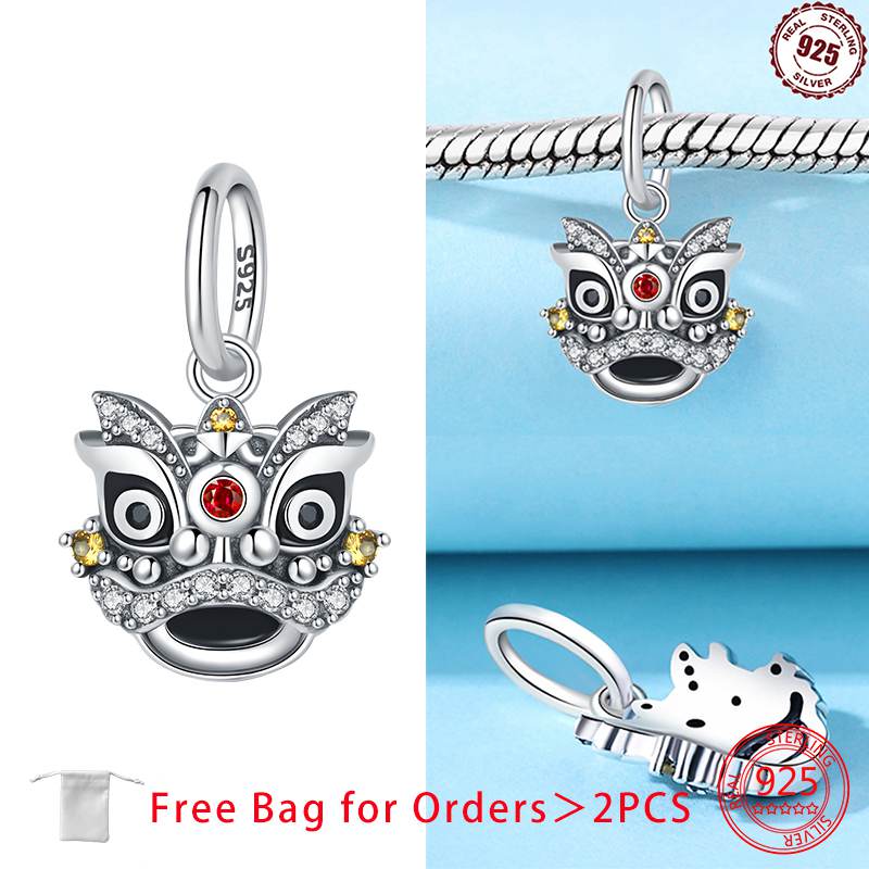 Cute Charms Copper Originales Animals Beads Pendant Fit Bracelet Necklace Accessories Bead Jewelry Making Fine Jewelry Gift