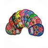 9Pcs/set Of DIY Multicolor Skull Clothing Patch Fashion Jeans Embroidery Fabric Badges In Random Colors