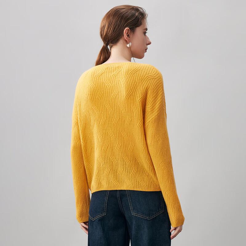 Komeng Boca 2025 Women's 100% Cashmere Loose Knit Twisted Sweater