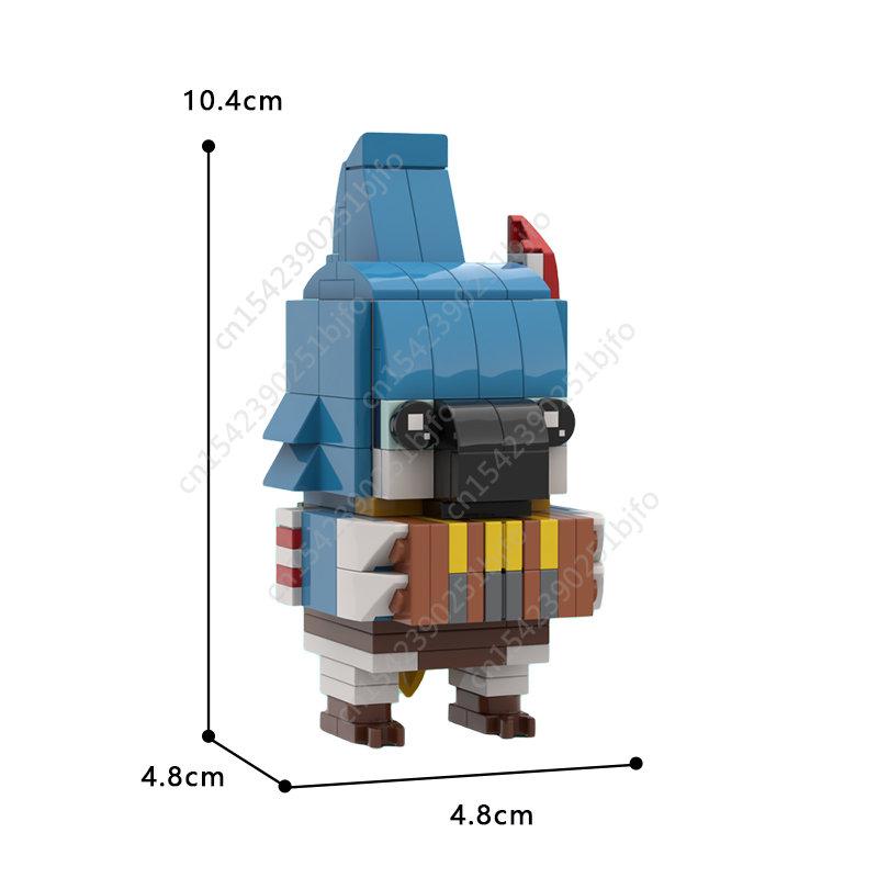 Moc Game Seria de filme Brickheadz Figura de acțiune Blocuri de construcție Asamblare Model Anime Figura Personaj de film Cărămizi Jucărie Copil