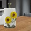 Anti-Skid Flower Shaped Tissue Holder Freestanding Paper Towel Rack  Dining Table