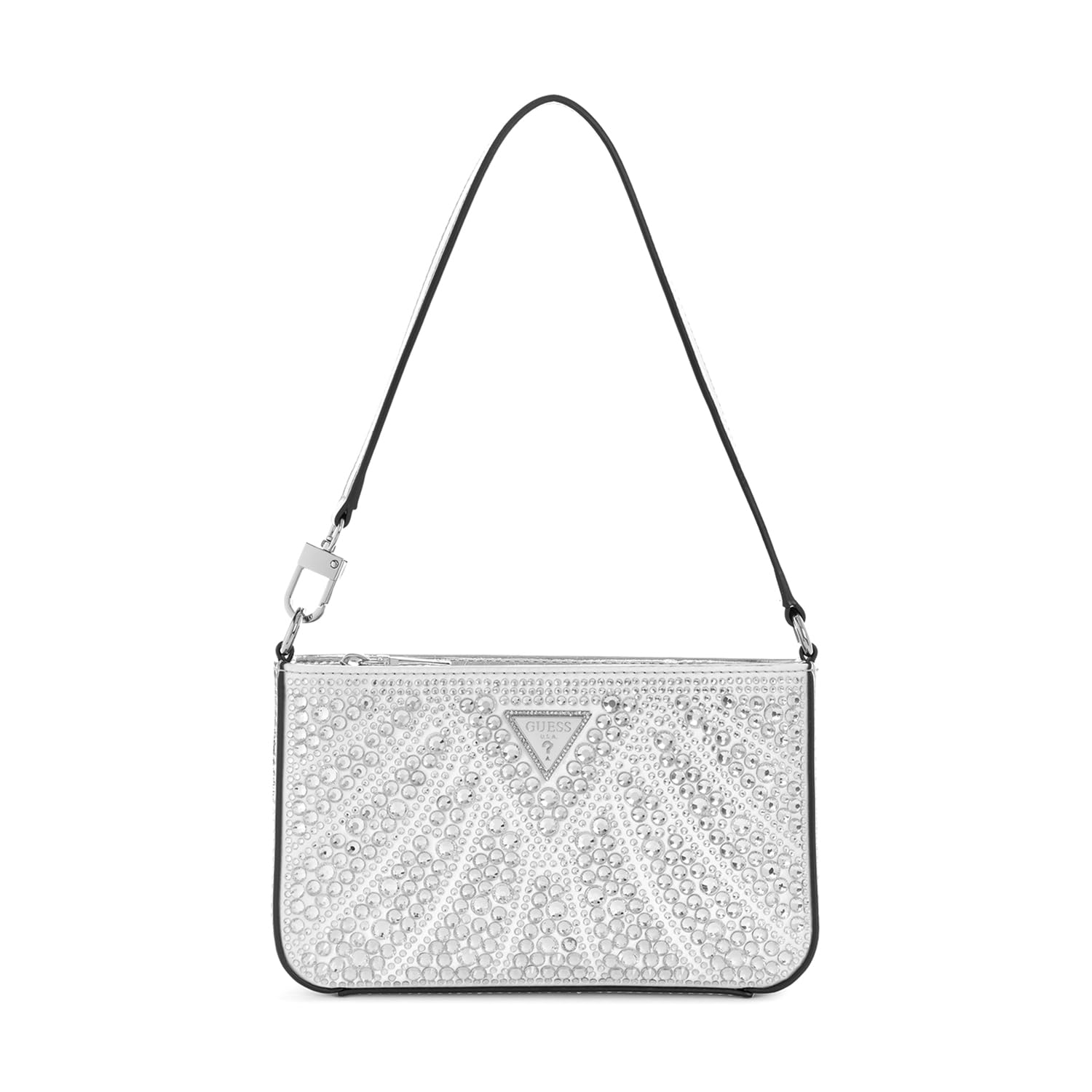 

Guess BEAUVOIR MINI TOP ZIP SHDR SIL BAG, Женская,