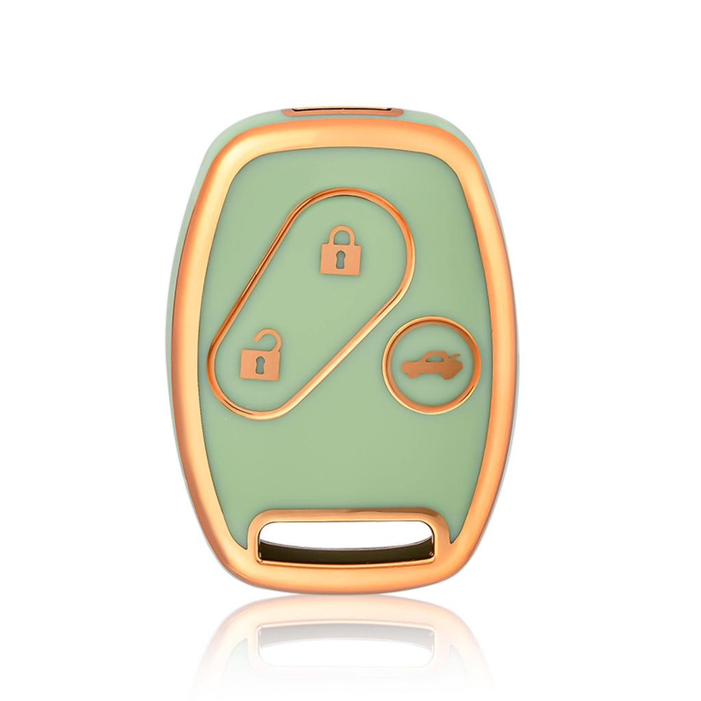 2/3 Buttons Soft TPU Car Key Case Cover for Honda Fit CIVIC JAZZ Pilot Accord CR-V Freed Freed Pilot StepWGN Insight Key Shell