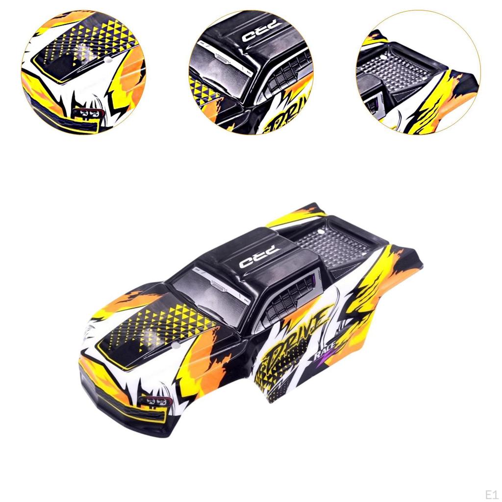 1/16 RC Car Body Shell Accessory,Remote Control Toy, Hobbies Model Vehicle,Sturdy Replaces Parts for