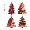 Nouveau Décor de Nom de Livre Personnalisé de Noël 2D Multiples Options Pendentif Ornement pour Bébé Noël 2026 Ornement de Noël pour Bébé navidad