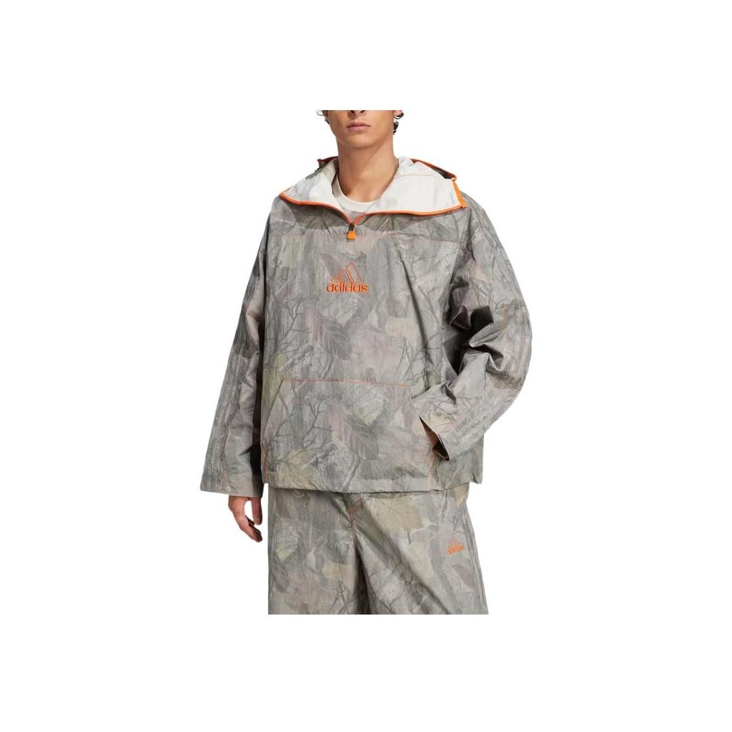 Adidas Originals Casual Comfortable Fashion Versatile Jacket Men Jackets Aluminum JD5418