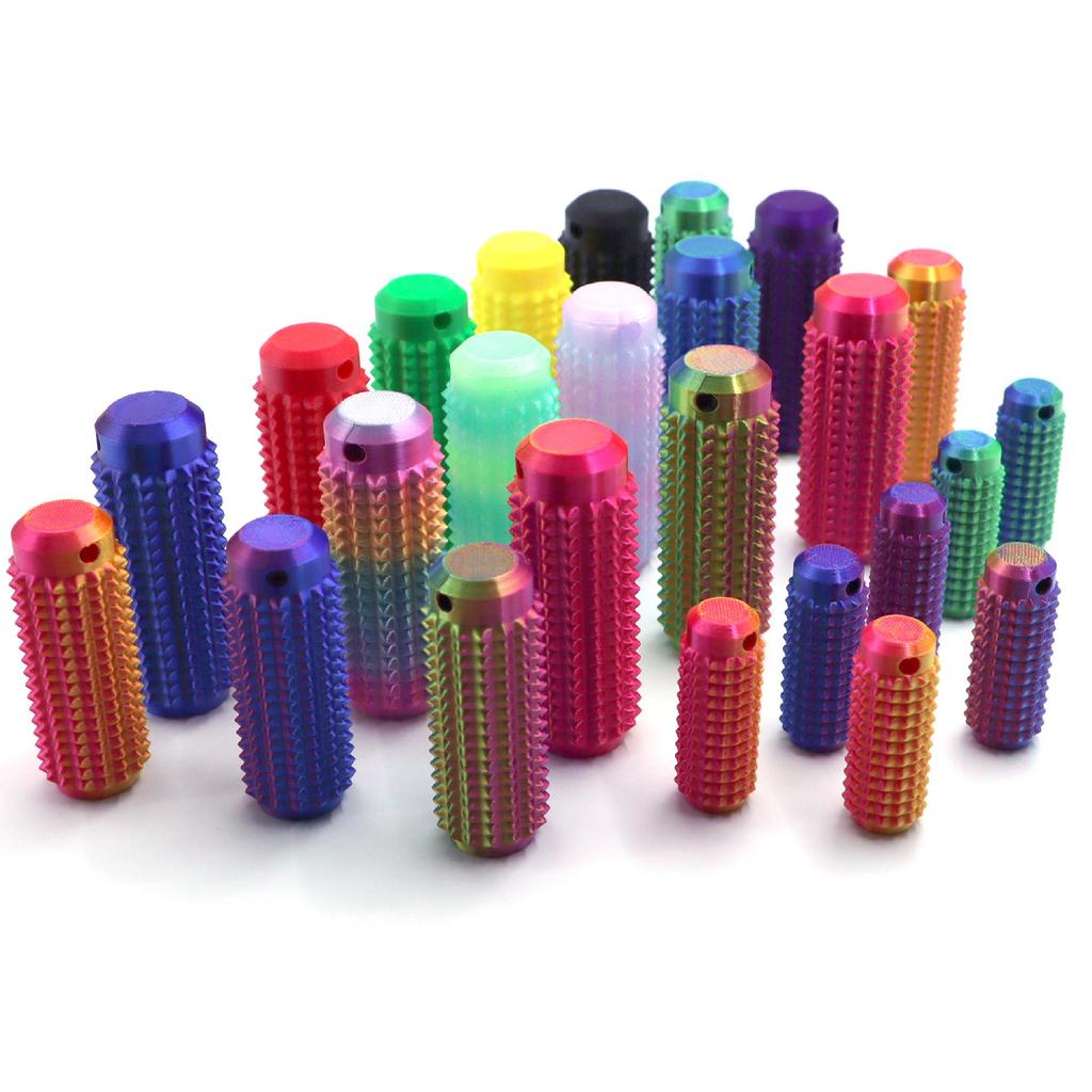 Spiky Grippie Keychain: Portable Stress Relief Fidget Toy