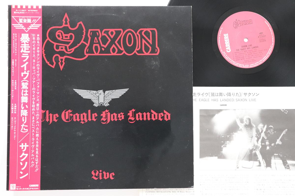 

LP Record SAXON - Eagle Has Landed P11227 CARRERE 1982 Japan Obi Metal Used