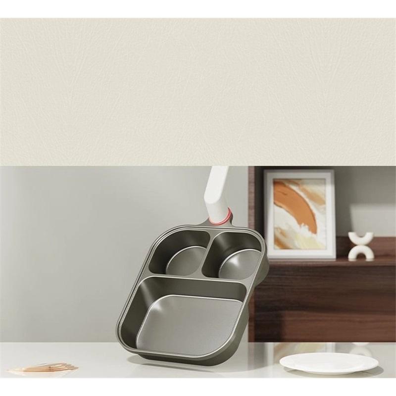 3 In 1 Frying Pan Breakfast Pan Non Stick Pan Omelette Egg And Burger Non Stick Thickened Pan