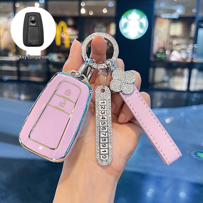 Key Covers for Women - Compatibles: Toyota Corolla, Camry, Levin, Avalon, Highlander, RAV4, CHR.