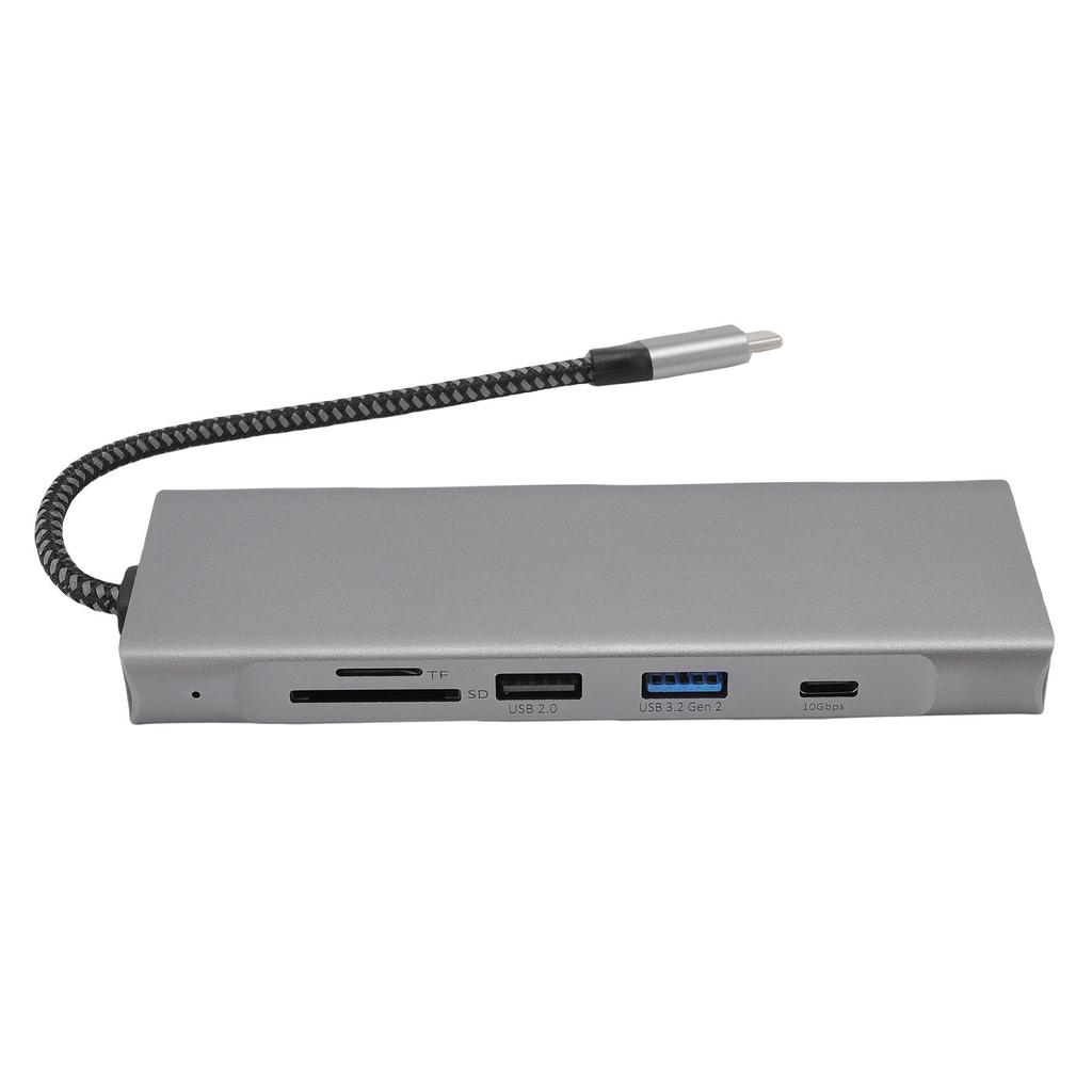 TYPE C Hub Fit for Studio Display Aluminum Alloy Multifunctional 8 in 1 Laptop USB C Hub 4K Video Output