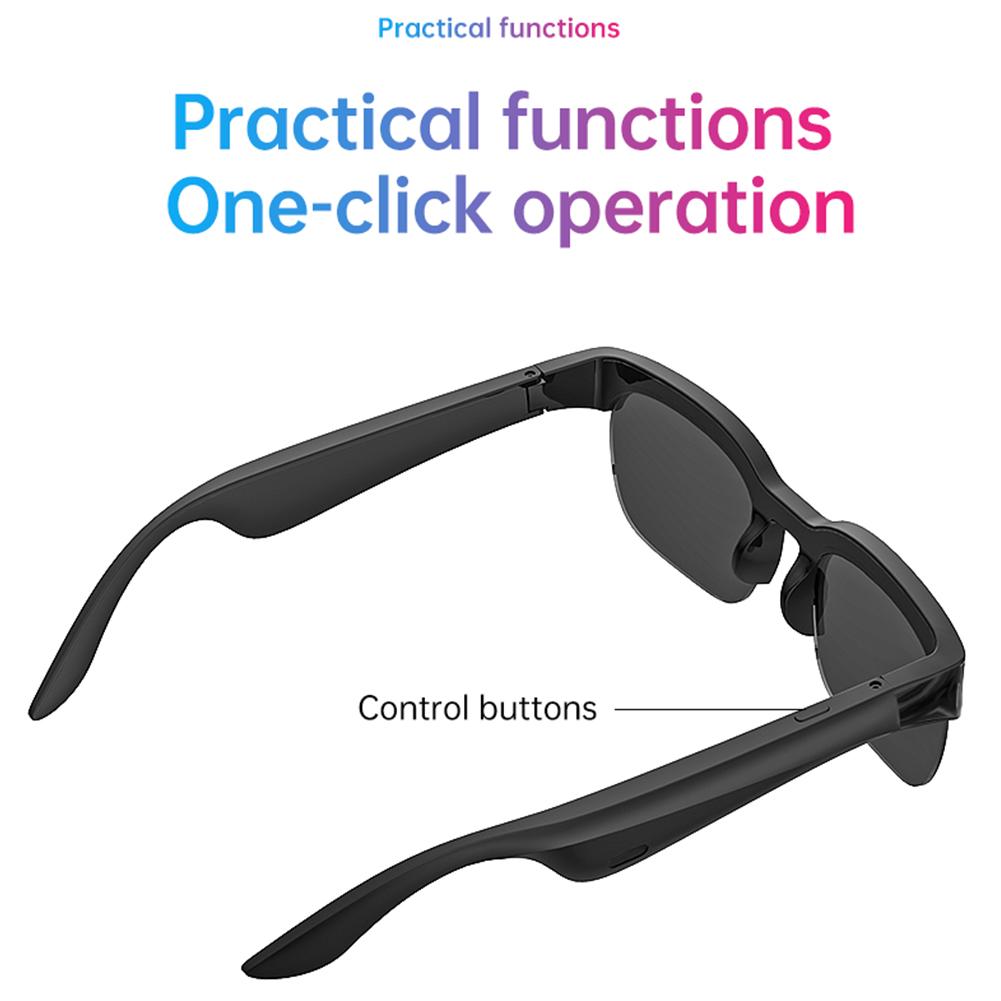 Smart Sunglasses with AI Translator Hands-Free Music & Calls Audio Glasses Outdoor Sports Headphones for Men and Women