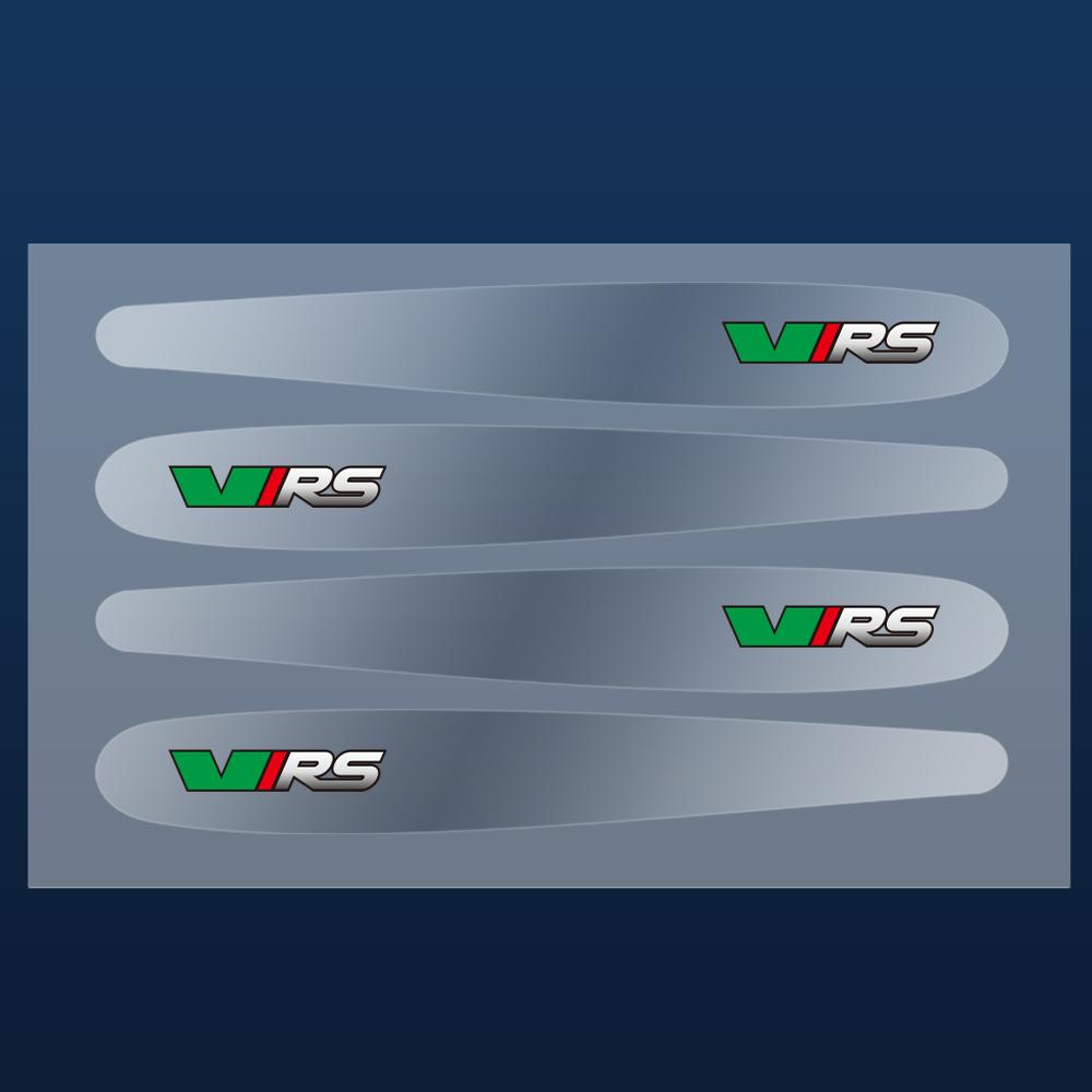 BTL3 4/8Pcs PVC Door Handle Cup Badge Sticker Door Bowl Decal For Skoda Octavia A2 A5 Rapid Fabia Superb Kodiaq Scala Karoq Kamiq VRS