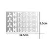 4pcs PVC Styling Car Wheel Rims Body Decoration Stickers Auto Door Handle Reflective Decals for Mitsubishi Lancer Xpander Pajero
