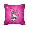 Custom Luxury Sanrio My Melody Anime Cushion Cover for Sofa Polyester Cartoon Cute Throw Pillow Case Bedroom Decoration
