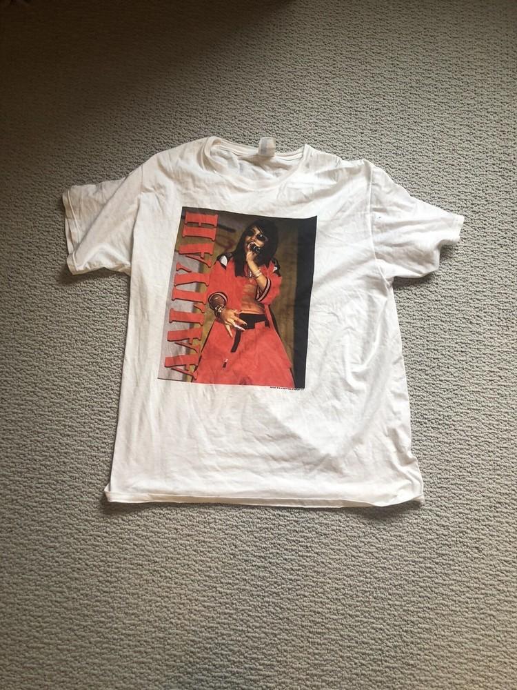 Collection Gildan Shirts Aaliyah Singer WHite  Unisex Concert S-5XL LO201 Unisex T-Shirt XXXXL