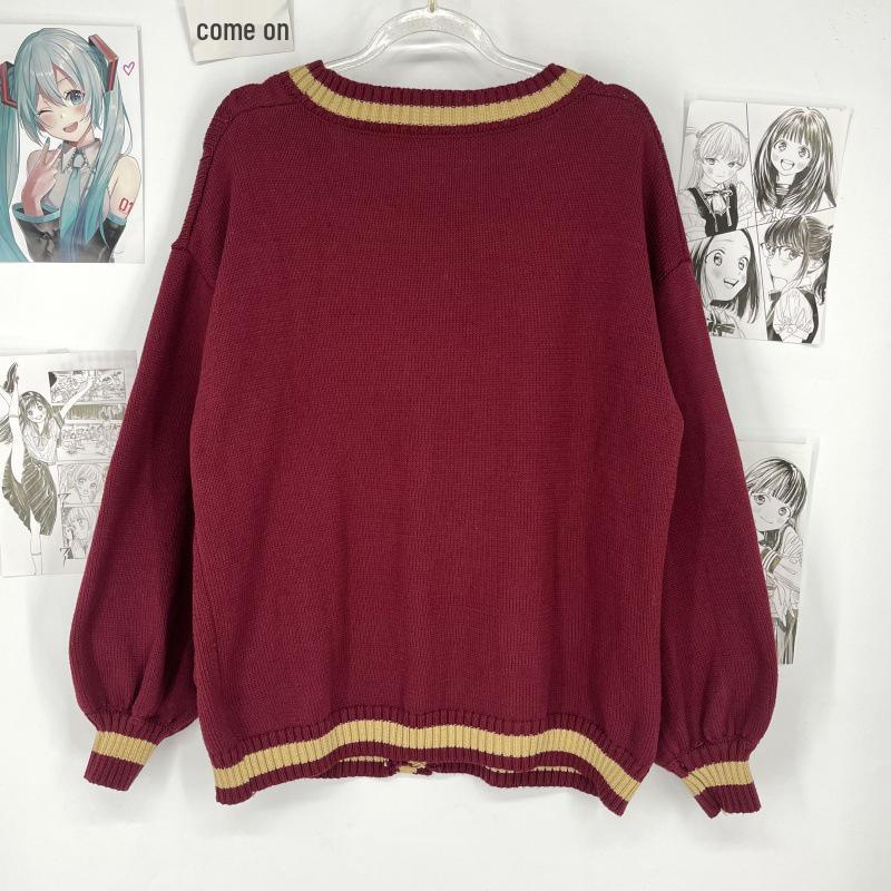 Sui Ying College Style Long-Sleeved Cardigan – Autumn/Winter JK Uniform Sweater