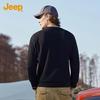 Jeep Men's Cotton Blend Round Neck Sweatshirt