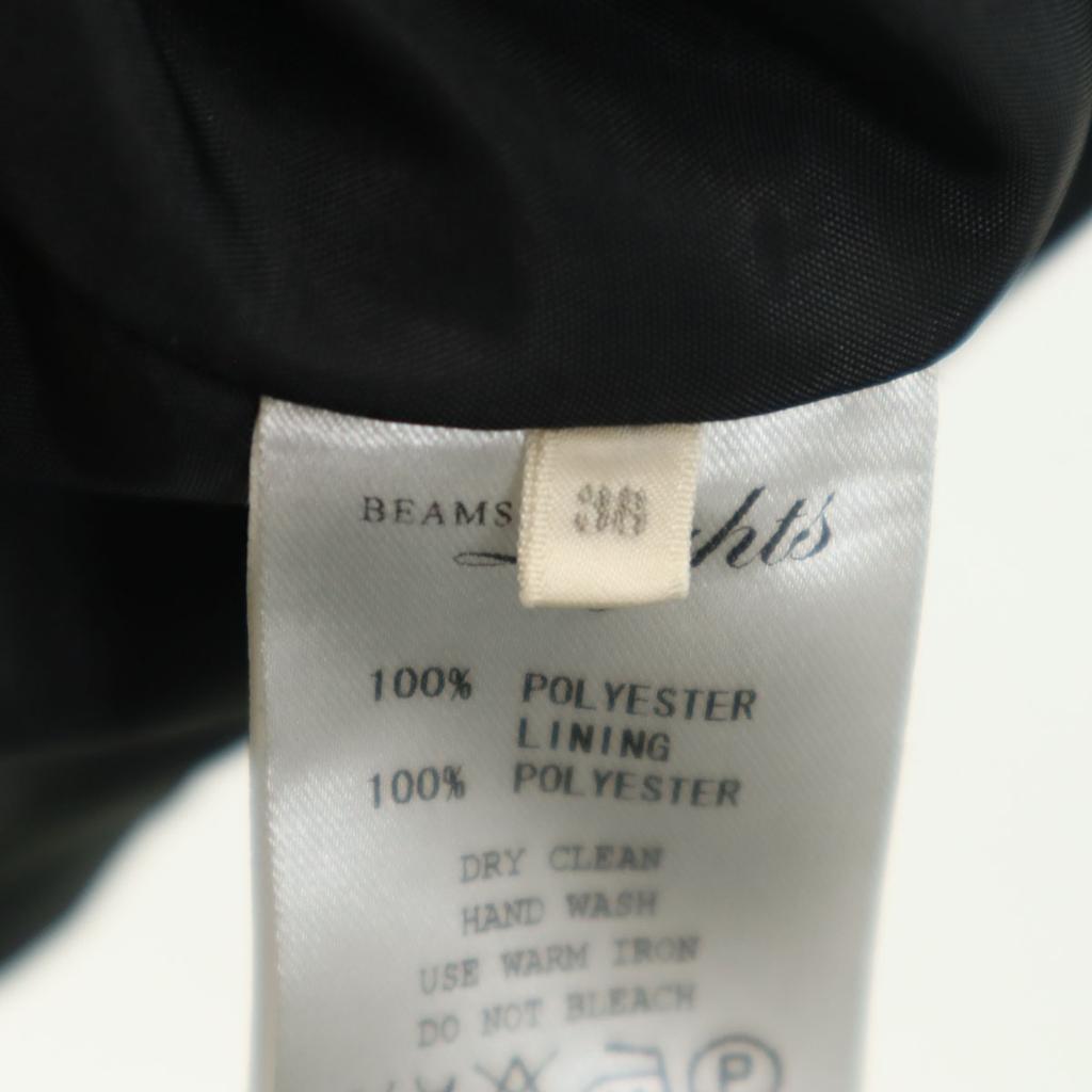 BEAMS LIGHTS Short Sleeve Knee-length Dress 38 Gray Women Used