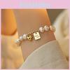 Love Heart Baroque Pearl Bracelet For Women With Vintage Style And Gift For Travel Recipients