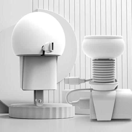 Charger Holder 360 Degree Adjustable Cable Organizer for Desktop Travel