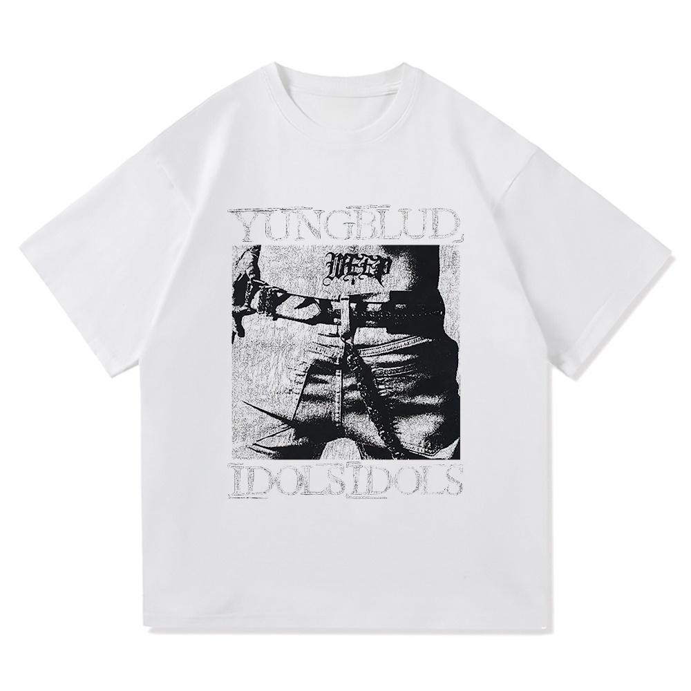 Yungblud Idols World Tour 2025 T Shirt New Fashion Men/Women Hip Hop Aesthetic Wings PUNK T-shirt Cool Tees Shirts