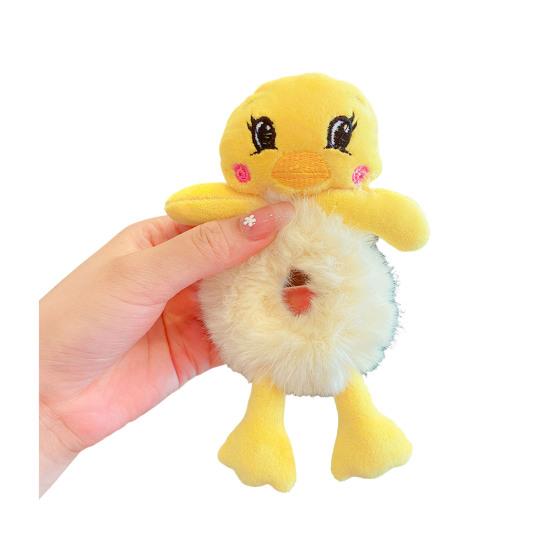 Girl Hair Rope Cartoon Frog Cat Duck Shape High Elasticity Hair Tie Versatile Colorful Hair Accessories