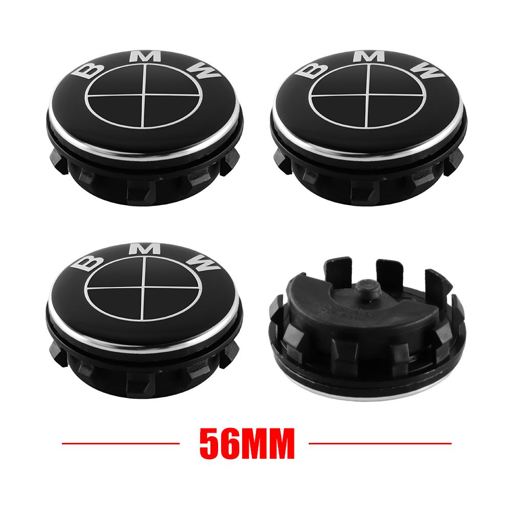 4Pcs 56mm Car Wheel Center Caps Hub Caps Rims Cover Hubcaps Accessories For For BMW X1 X5 E70 X6 E71 Z4 E89 3 Series E90 E91 E60
