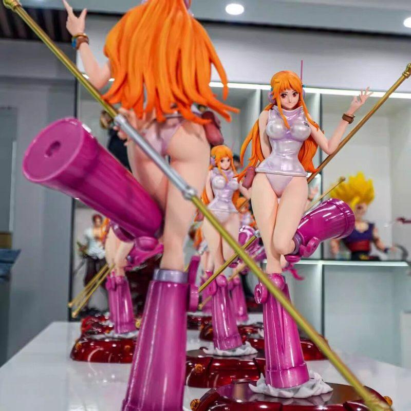 In Stock JT Studio One Piece 33cm Egg Tip Island Nami Action Figure Anime Pvc Model Toy Collectible Figurine For Kids Fans Present