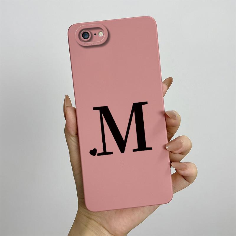 For Apple iPhone 6 6S Plus Case Cute Couple Letters Full Back Cover Phone Case For iPhone6 S iPhone 6 Plus Soft TPU Fundas Capa iPhone 6S