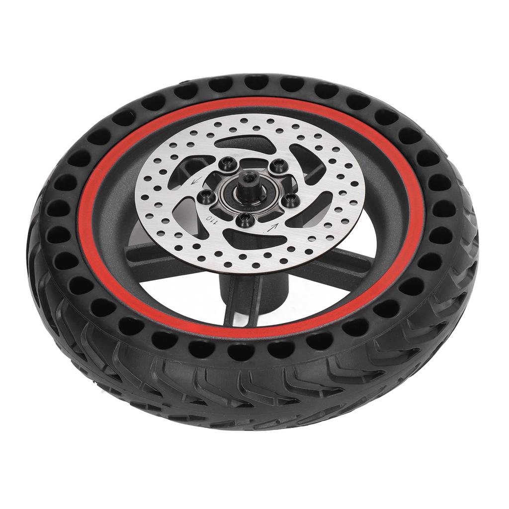 Elektrisk scooter bakdekk honeycomb aluminiumslegering og gummi med 110 mm skivebrems bakhjul for