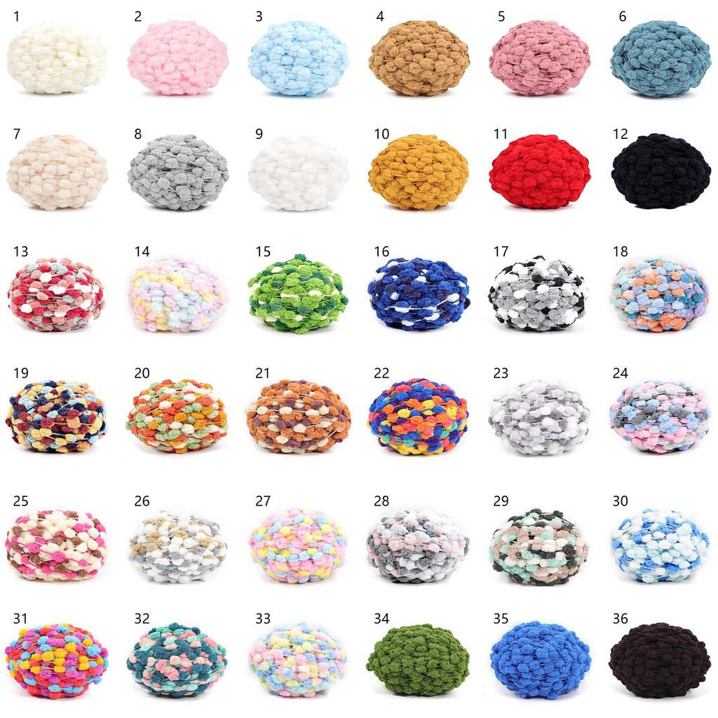 Crochet Yarn Soft Yarn Roll of 100g Knitting Yarn for DIY Hand Knitting Weaving Bags Hat Clothes DIY Crafts