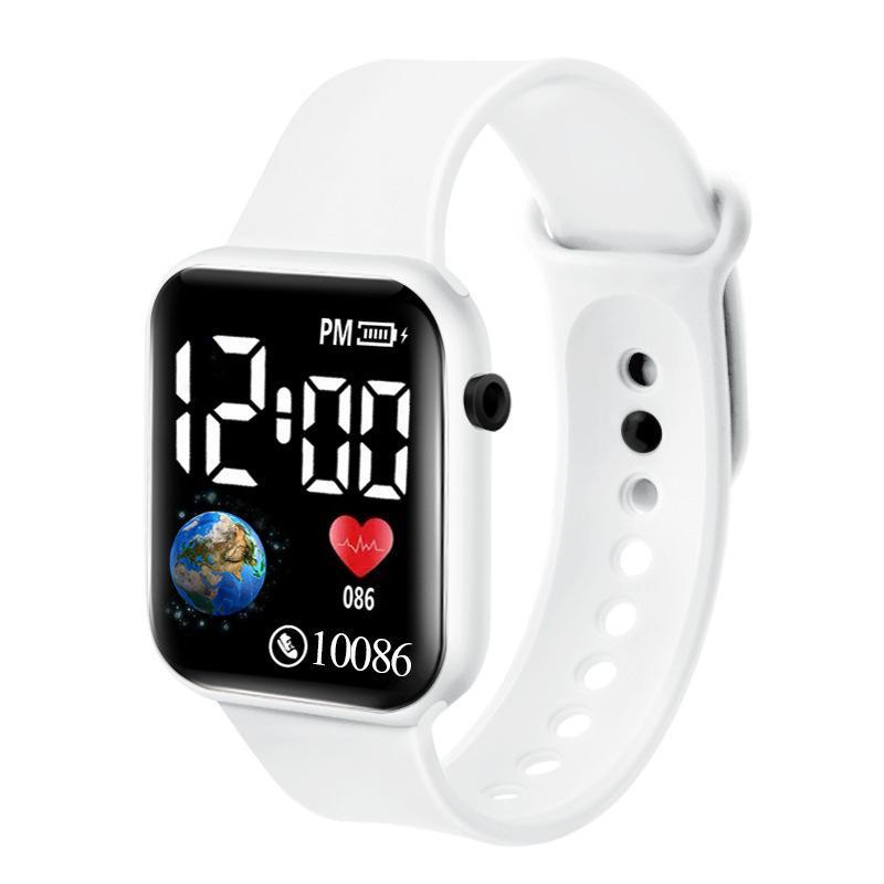 Kids Watches Led Digital Kids Watch Silicone Strap Cartoon Electronic Wristwatch Sports Clock For Boys And Girls Gifts