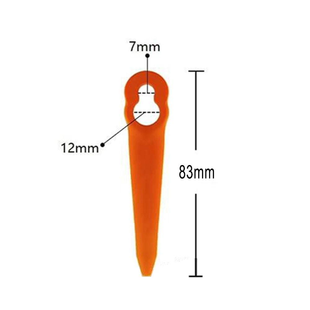 100Pcs Replacement Plastic Blades Compatible for STIHL Polycut 2-2 Polycut 3-2