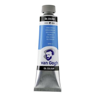 Oil Paint - Cerulean Blue - 534 - Safflower Oil - Van Gogh - 40ml