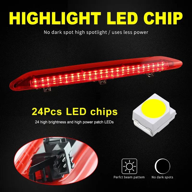 Durable Car High BrakeLight Third Brake Lamp High-Mount Stop Light for VW Polo 9N 2002 2003 2004 2005 2006 2007 2008 2009 2010