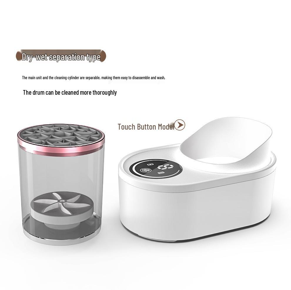 Ηλεκτρικό Καθαριστικό Πινέλων Μακιγιάζ & Εργαλείο Γρήγορου Στεγνώματος