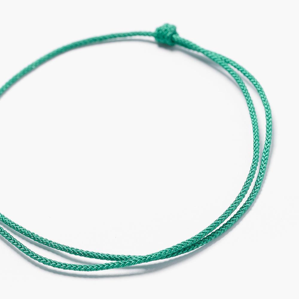 Jbans Classic Brushed Silver Ball String Knot Bracelet (C2503Ac1309)