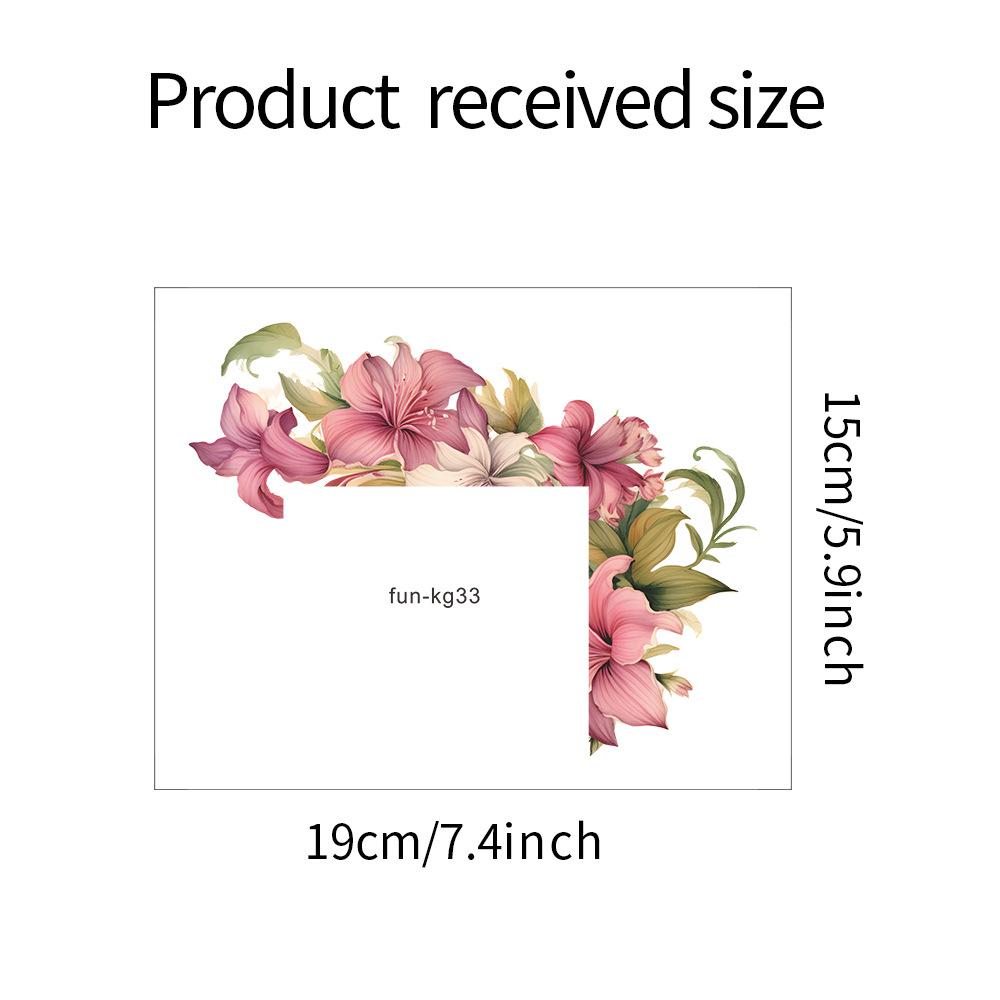 

Цветы, зеленые растения, листья, выключатели и наклейки для украшения дома, декоративные настенные наклейки 15*19CM/fun-kg33