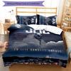 3pcs Jul Fait d'or pattern bedding set duvet cover set includes duvet cover &pillowcases, perfect all season bedroom decoration & gift