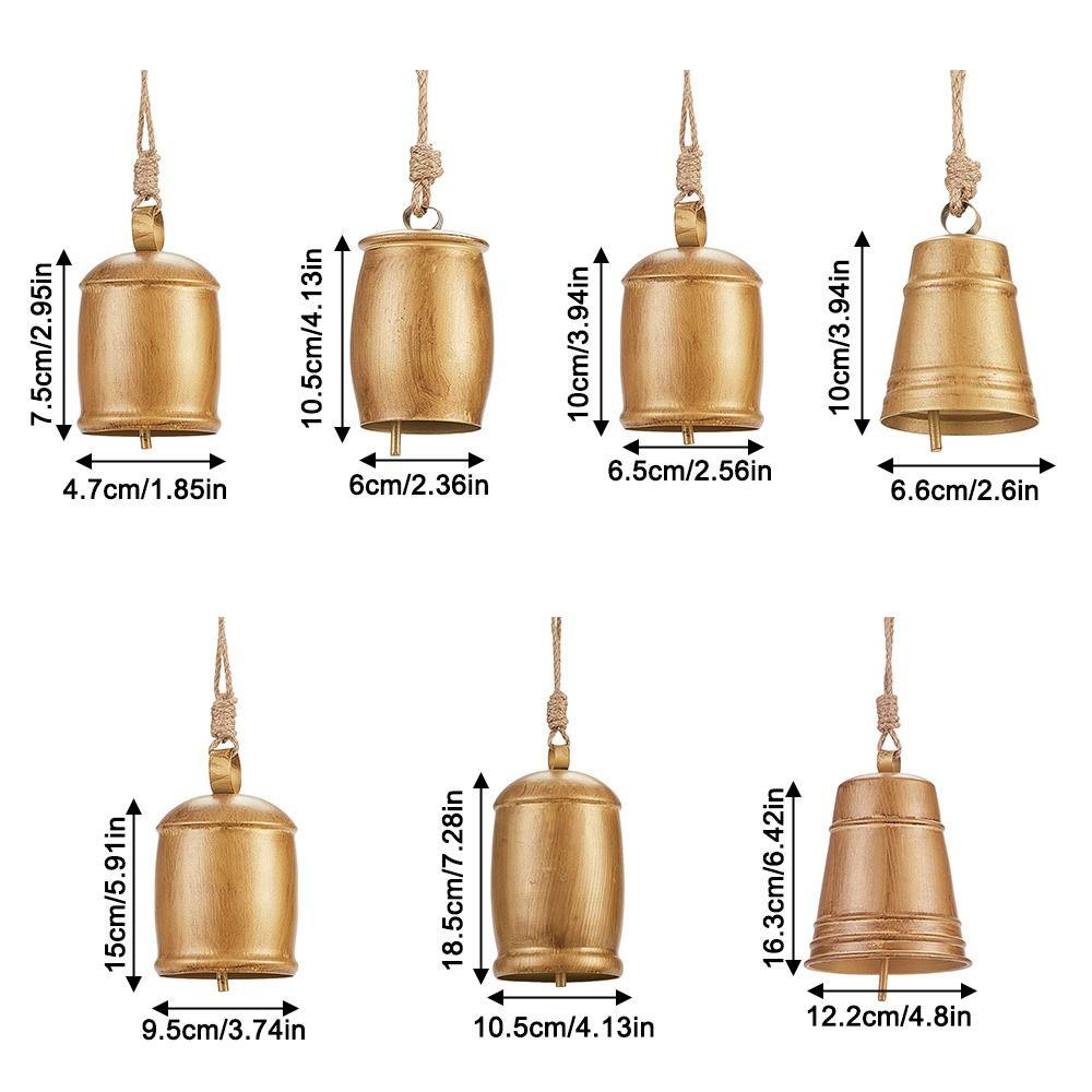 Hanging Rope Christmas Decorative Bells DIY Christmas Ornament Christmas Decor